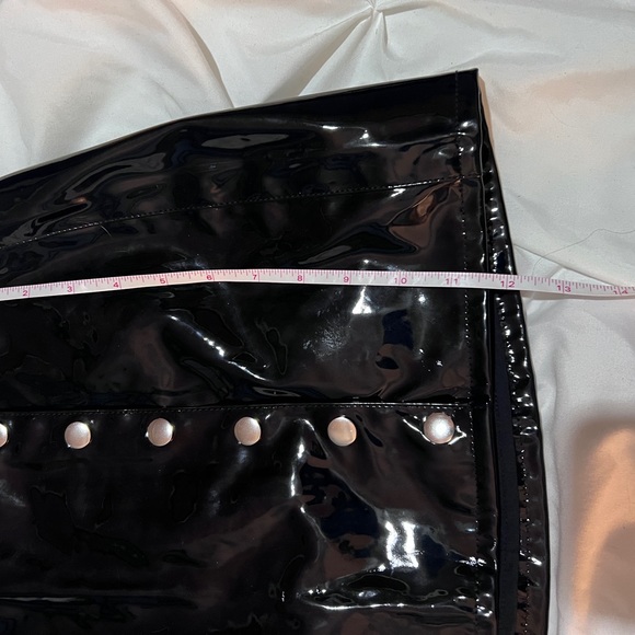 Dolls Kill Current Mood faux patent skirt size Small - Picture 3 of 3